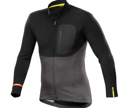 Mavic Allroad Thermo Jersey – Langærmet cykeltrøje – Sort/grå