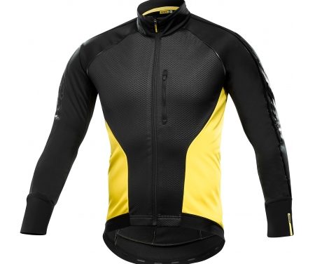 Mavic Cosmic Elite Thermo – Cykeljakke – Sort/gul