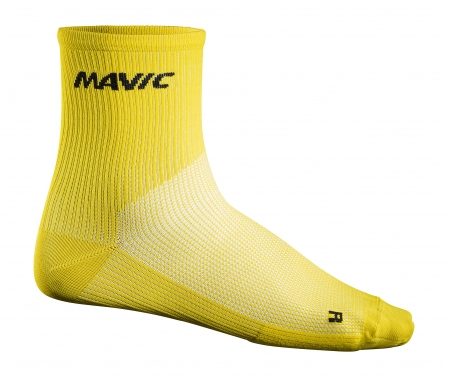Mavic Cosmic Mid Sock – Cykelstrømper – Gul