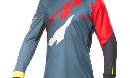 Mavic Crossmax Pro – Cykeltrøje L/Æ – Petrolium/rød – Loose fit