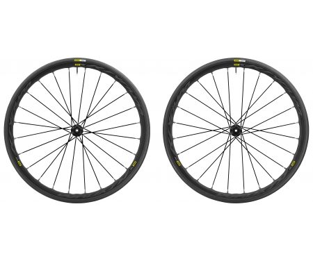 Mavic Ksyrium Elite Disc – Hjulsæt inkl. dæk – Sort – Intl. 6 hul – Sram/Shimano – 700x25c