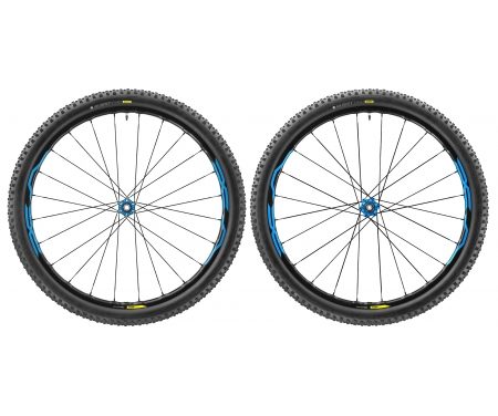 Mavic XA Elite – MTB hjulsæt inkl. dæk – Sort/blå – 29×2,35