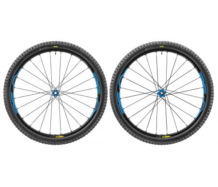 Mavic XA Elite – MTB hjulsæt inkl. dæk – Sort/blå – 29×2,35