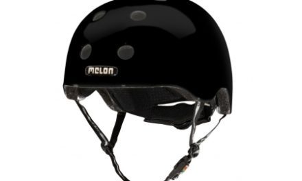 Melon – Closed Eyes Glossy – Cykelhjelm – Sort