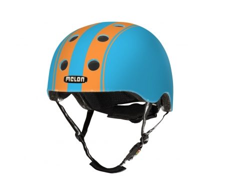 Melon Double – Cykelhjelm – Matblå/orange