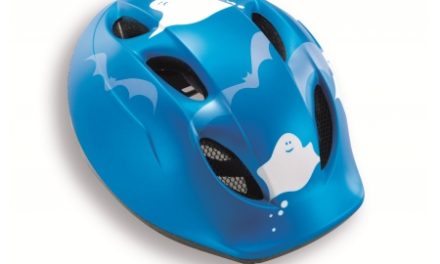 Met Buddy – Cykelhjelm – Str. 46-53 cm – Blå  med spøgelsesmotiv