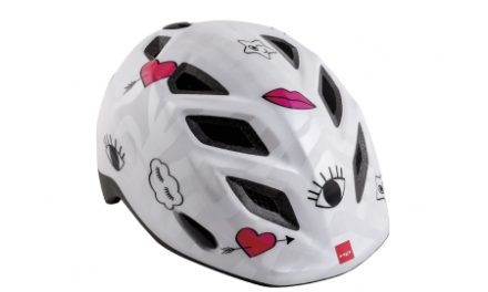 MET Elfo/Genio – Cykelhjelm – Hvid Patchwork