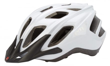 MET FunAndGo cykelhjelm – Hvid/sølv – Str. 54-61 cm