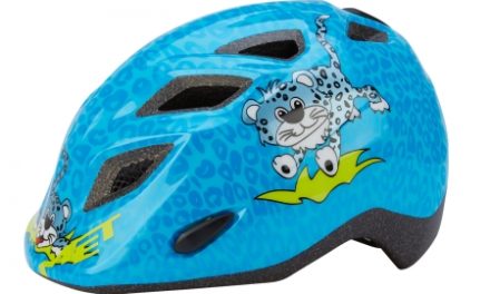 Met Genio/Elfo blå gepard cykelhjelm