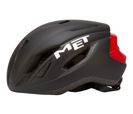 MET Strale – Cykelhjelm – Sort/Rød