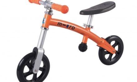 Micro G-Bike Light – Løbecykel – Aluminium – Orange