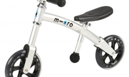 Micro G-Bike Light – Løbecykel – Silver – Aluminium