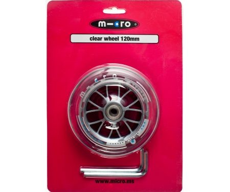 Micro – Hjul til løbehjul – 120mm – Clear Sprite – 1 stk