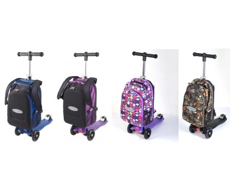 Micro Maxi 4 in 1 – Løbehjul med rygsæk – 5-12 år