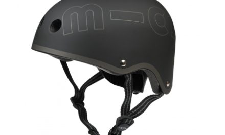 Micro Mini Cykelhjelm – Sort – Skater med hård skal