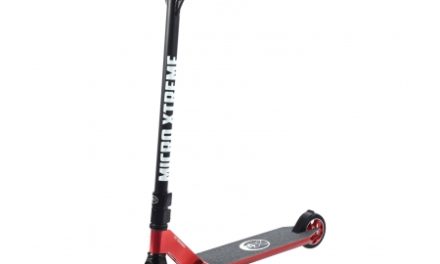 Micro MX Crossneck – Løbehjul – Aluminium – Rød/Sort