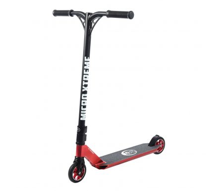 Micro MX Crossneck – Løbehjul – Aluminium – Rød/Sort