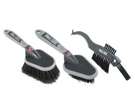 Muc-Off 3x Børstesæt – 3 børster til cykelrengøring