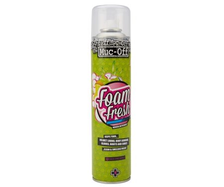 Muc-Off Foam Fresh Cleaner – Citrus duft – Neutraliserer skidt på tekstiler – 400 ml