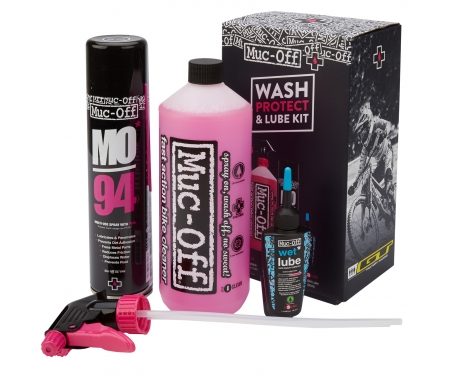 Muc-Off Wash, protect and lube kit – Vedligeholdelseskit til cykler