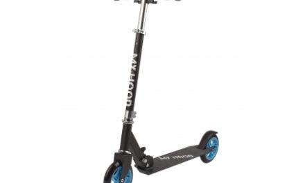 My Hood 145 – Løbehjul til børn – Sort/Turkis