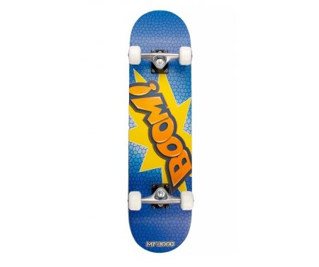 My Hood Boom – skateboard – ABEC 9 Blå/Orange