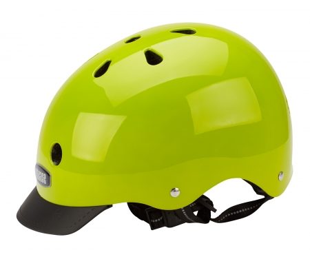 Nutcase Gen3 Super Solids – Skaterhjelm – Electric Olive/Neon gul