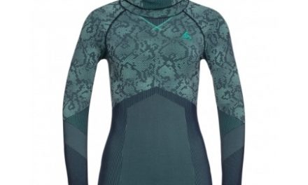 Odlo – Blackcomb Evolution Warm Shirt/Facemask – Dame – Mint