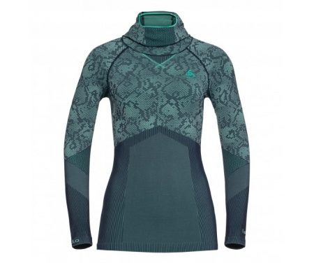 Odlo – Blackcomb Evolution Warm Shirt/Facemask – Dame – Mint