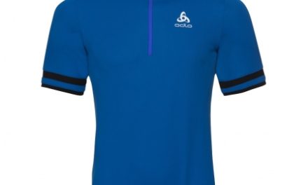 Odlo – Breeze Stand-up collar – Cykeltrøje med korte ærmer – Herre – Blå