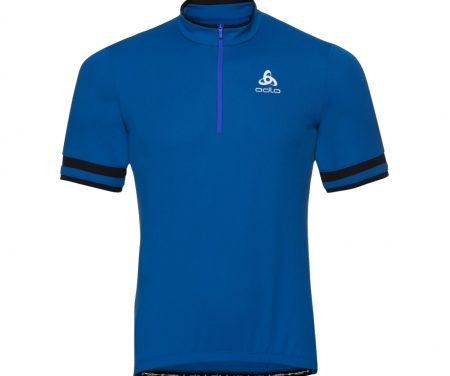 Odlo – Breeze Stand-up collar – Cykeltrøje med korte ærmer – Herre – Blå