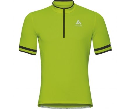 Odlo – Breeze Stand-up collar – Cykeltrøje med korte ærmer – Herre – Neon