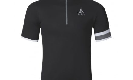 Odlo – Breeze Stand-up collar – Cykeltrøje med korte ærmer – Herre – Sort