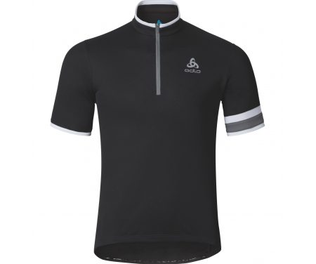 Odlo – Breeze Stand-up collar – Cykeltrøje med korte ærmer – Herre – Sort