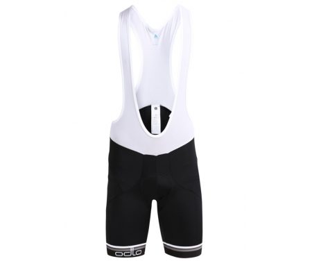 Odlo cykelbukser suspenders Flash X – Sort med pude