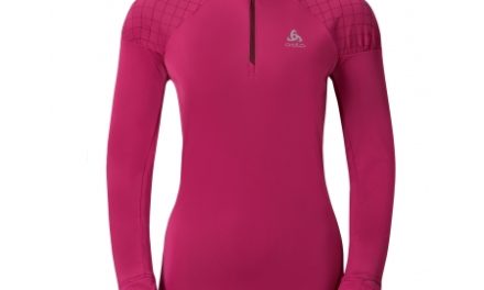 Odlo dame basislag Medalia – 1/2 zip Bordeaux