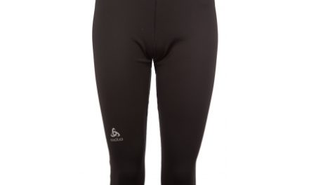 Odlo dame tights 3/4 – Sliq Active Run – Sort