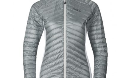 Odlo damejakke – Helium Cocoon – Sølv/hvid