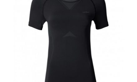 Odlo Evolution light – Basislag – T-shirt til dame – Sort/grå