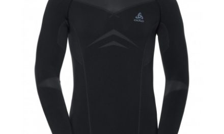 Odlo – Evolution Light Shirt Crew Neck – Herre – Sort/Grå