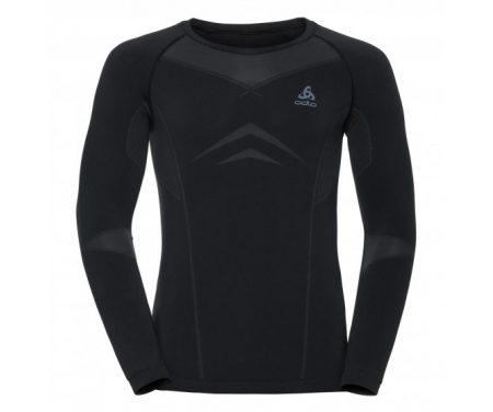Odlo – Evolution Light Shirt Crew Neck – Herre – Sort/Grå