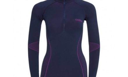 Odlo – Evolution Shirt Turtle Neck – Dame – Lilla/Pink