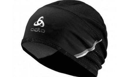 Odlo – Hat windstopper reflective – Løbehue – Unisex – Sort