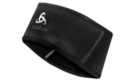 Odlo – Headband windstopper reflective – Løbepandebånd – Unisex – Sort