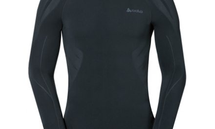 Odlo herre langærmet svedundertrøje – Crew Neck Evolution Light – Sort