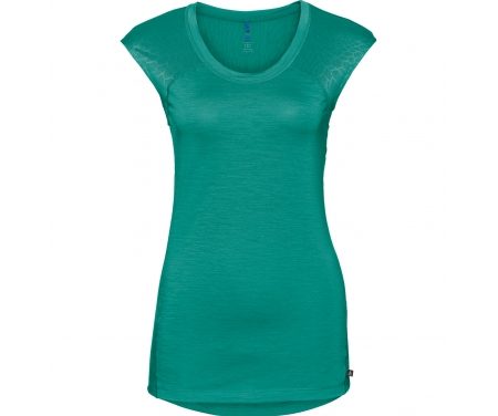 Odlo – Natural + Ceramiwool light Suw Top – Løbe t-shirt – Dame – Grøn