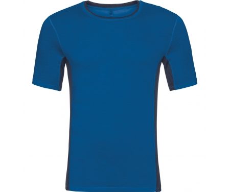 Odlo – Natural + Ceramiwool light Suw Top – Løbe t-shirt – Herre – Blå