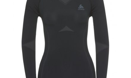 Odlo – Performance light Suw Top l/s – Svedbluse – Dame – Sort/grå