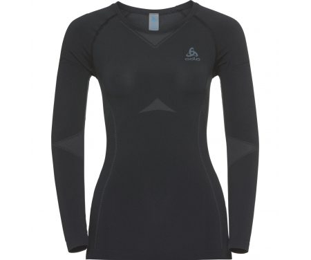 Odlo – Performance light Suw Top l/s – Svedbluse – Dame – Sort/grå