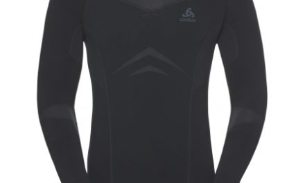 Odlo – Performance light Suw Top – Svedbluse – Herre – Sort/grå